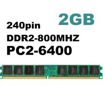 Generic 2GB DDR2-800 PC2-6400 Non-ECC DIMM Memory RAM SDRAM 240 Pins For Desktop PC